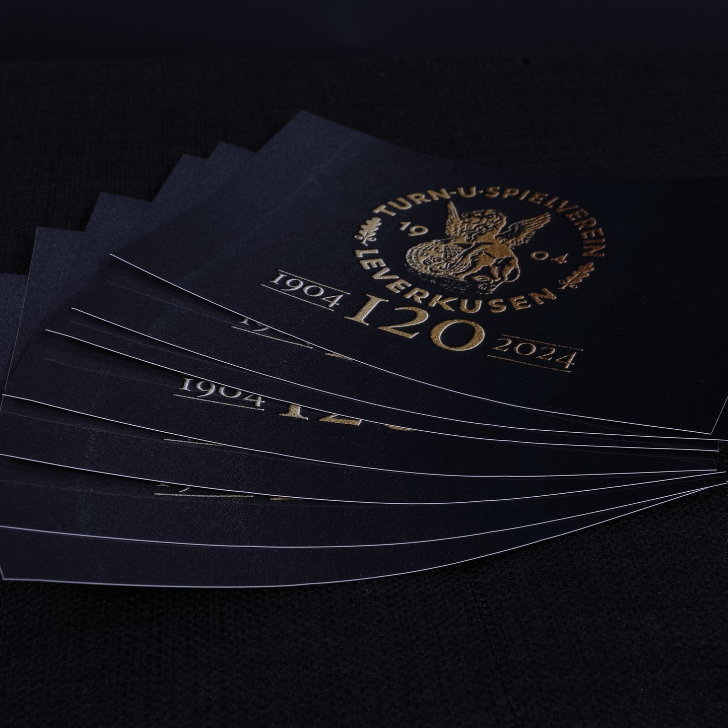 120Jahre Sticker - Schwarz (10er Pack)