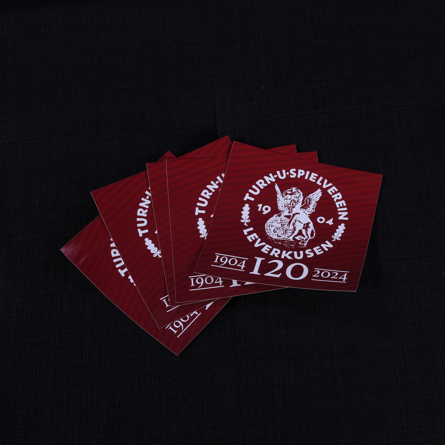 120Jahre Sticker - Rot (10er Pack)